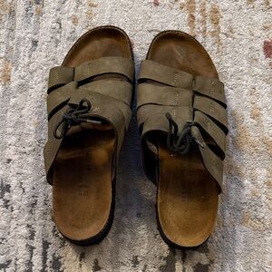 Naot Brown Leather Sandals